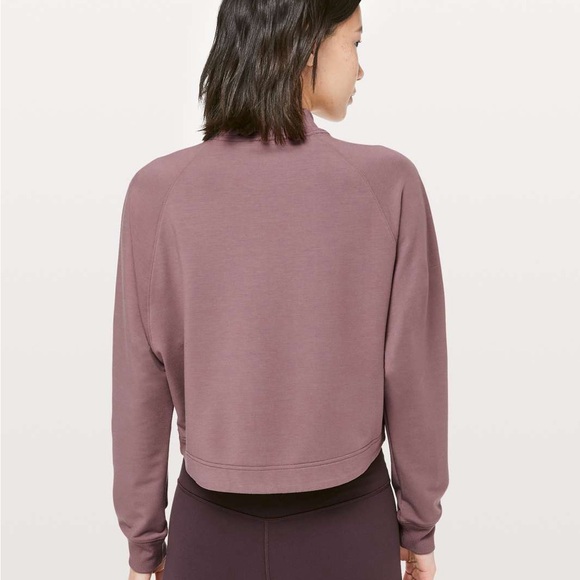 lululemon athletica Up High Pullover Sweatshirt - Mock Neck - Spanish Oak - Picture 4 of 14